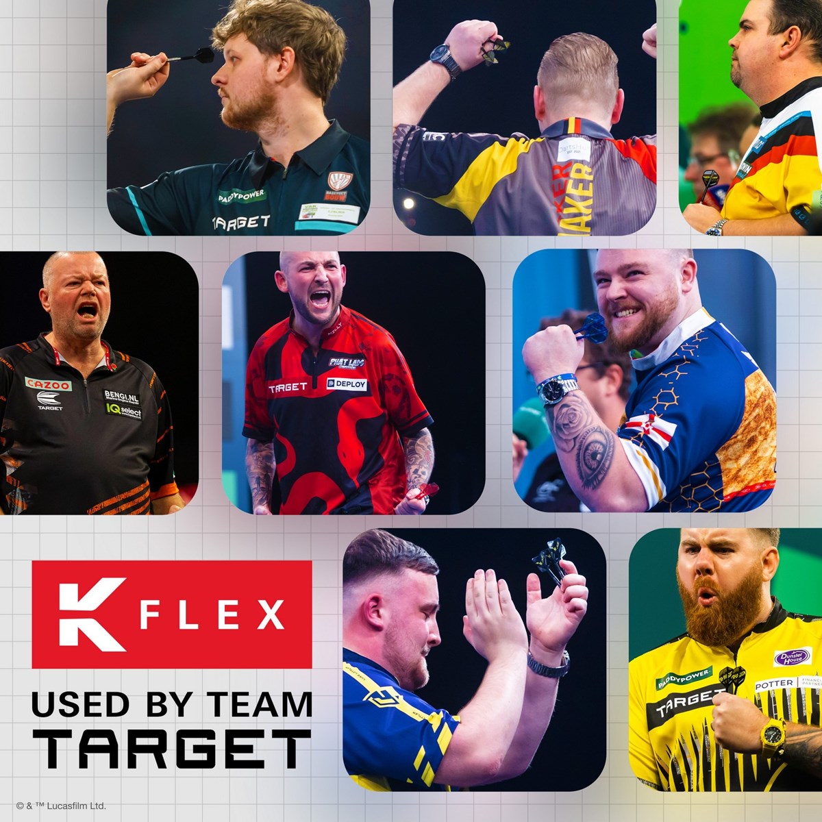 Target Darts K-Flex System - No 6 Shape / Short (19mm) - Mandalorian