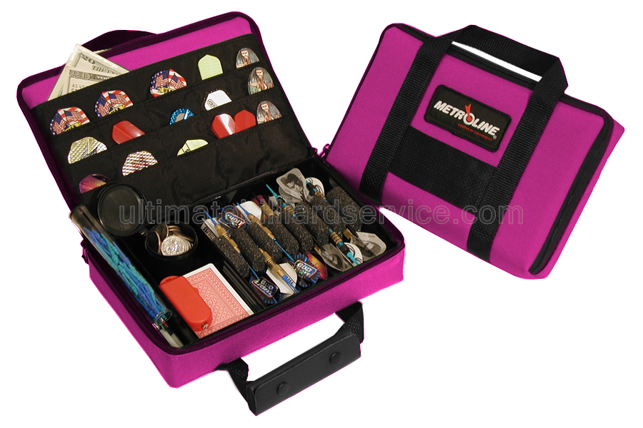 Metroline Large Original Dart Case - Neon Pink
